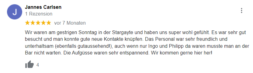 Stargayte Leipzig Rezension 1